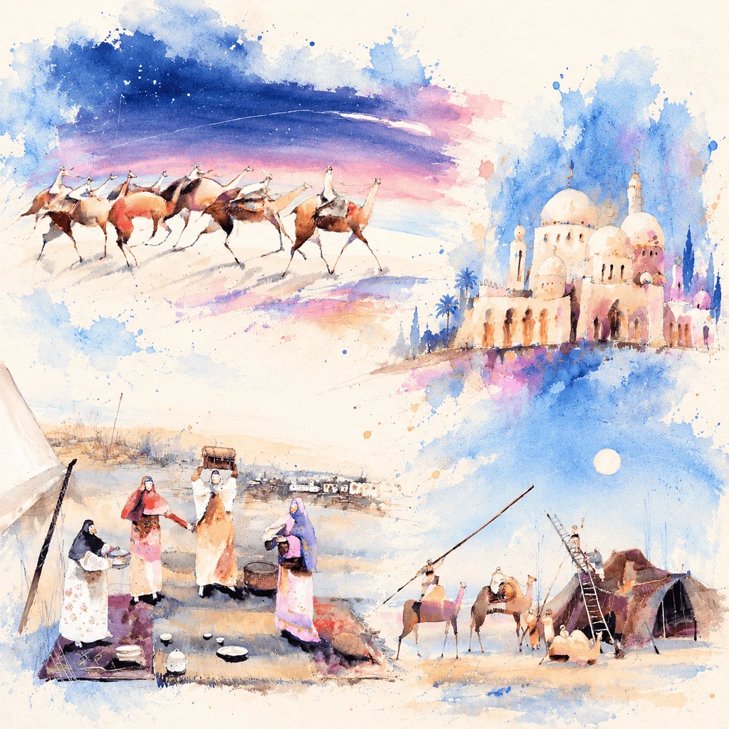 Desert Watercolor Surrealism — collection by Olga Sova