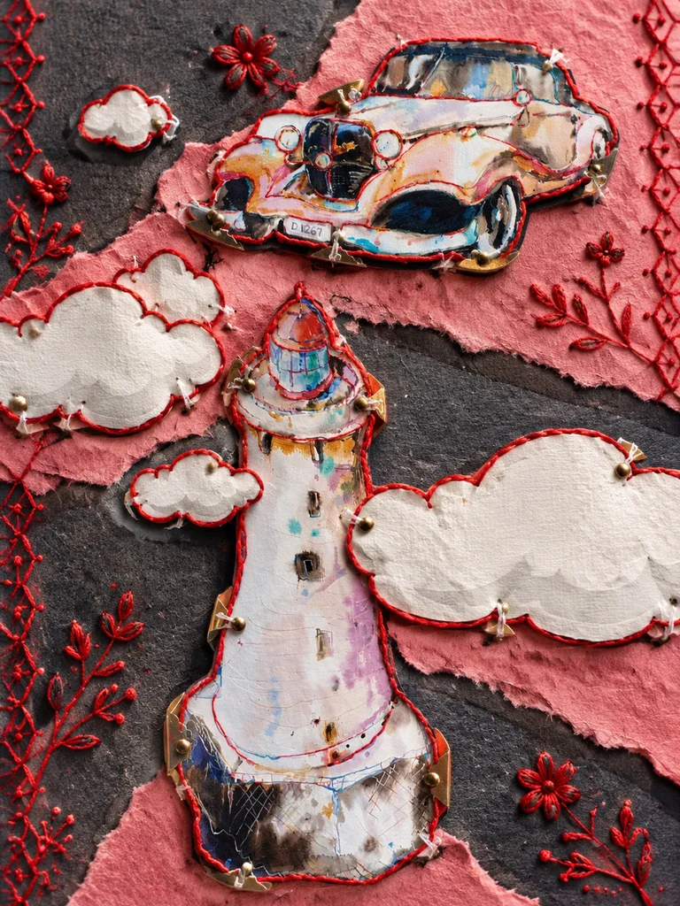 Phantom Roads and Guiding Lights — print by Olga Sova