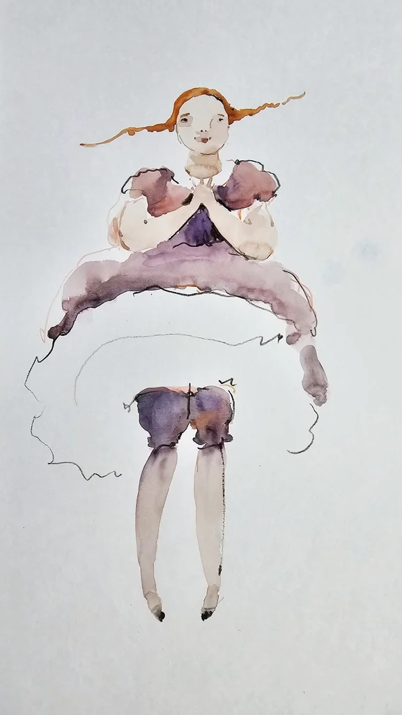 Figures from Childhood - 7 by Olga Sova