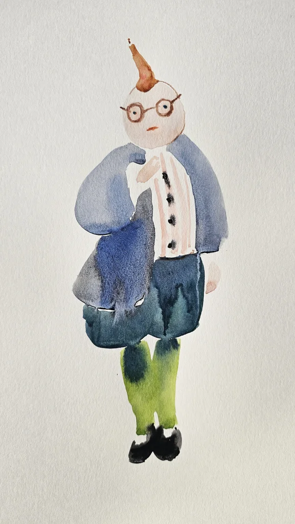 Figures from Childhood - 4 by Olga Sova