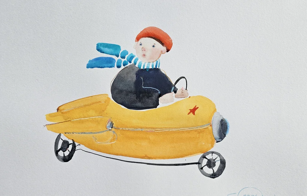 Figures from Childhood -2 by Olga Sova