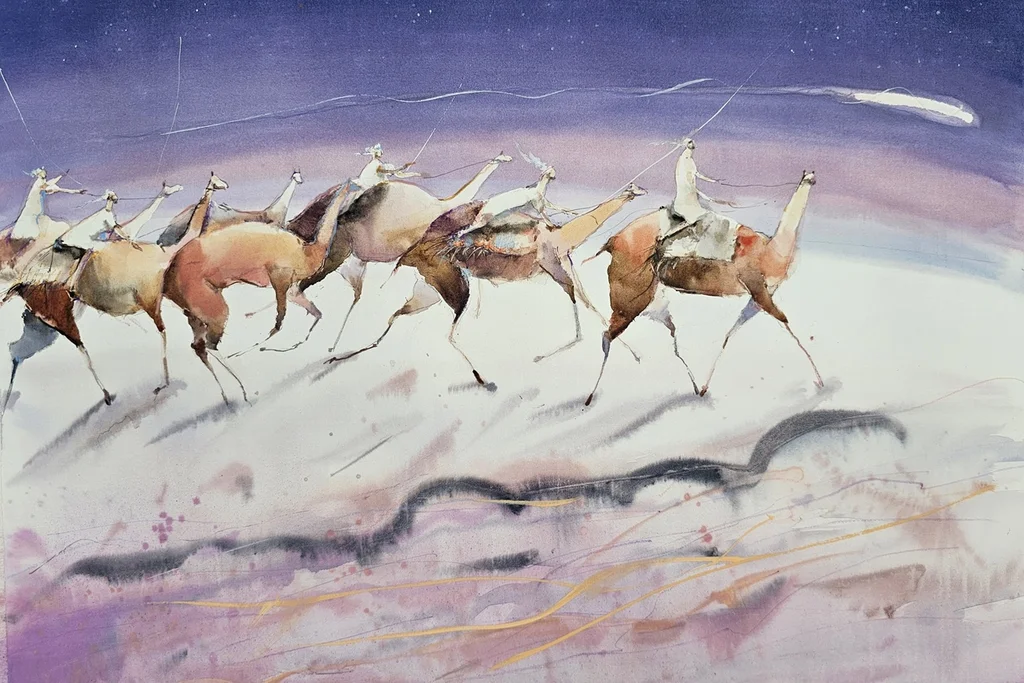 The Birth of Camel Racing by Olga Sova