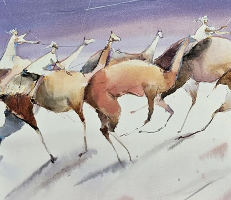 The Birth of Camel Racing by Olga Sova — view 3